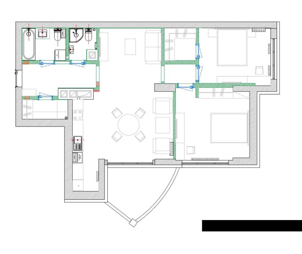 Оренда 3 кімнатної квартири ЖК Покровський посад в. Глибочицька Київ - зображення 7