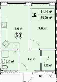 Мансардна квартира в новому будинку. Розтермінування від забудовника. Киев