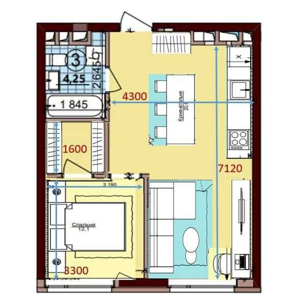 Продам квартиру Європейського Союзу просп. 51, ЖК Варшавський Плюс Киев - изображение 3