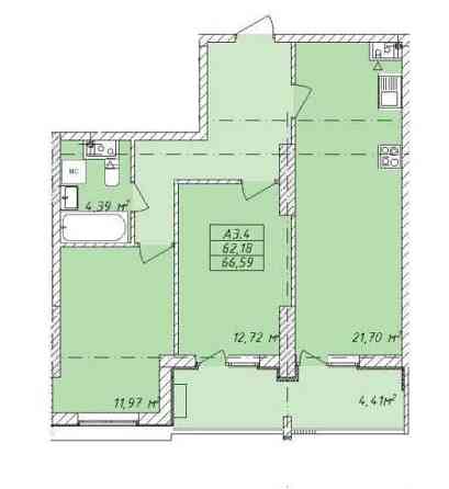 Квартира в рассрочку в малоквартирном новострое Аркадия Одесса