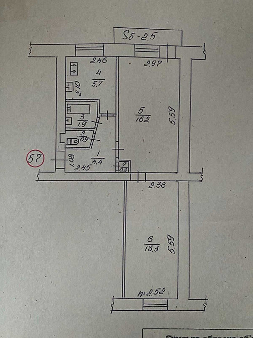2-кімнатна квартира біля центру та річки. вул. Троїцька від Власника Суми - зображення 1