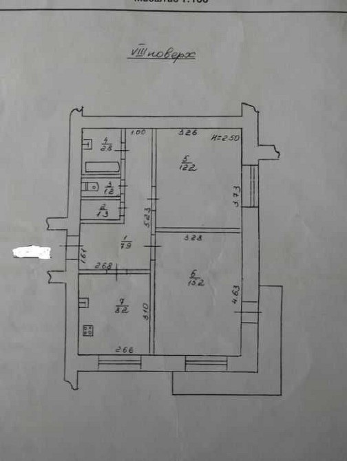 Стандартная 2 комн -52 метра. Балкон. 8/ 14 эт. Центр. ул.Прохоровская Одесса - изображение 5