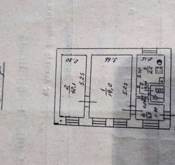 Самостоятельная 2 комн -45 метров. АГВ. 3 эт. Центр. Вознесенский пер. Одесса - изображение 2