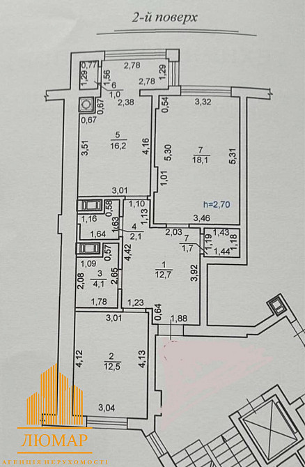 Продаж 2 кім. квартири по  вул. К. Мiкльоша Львів - зображення 8