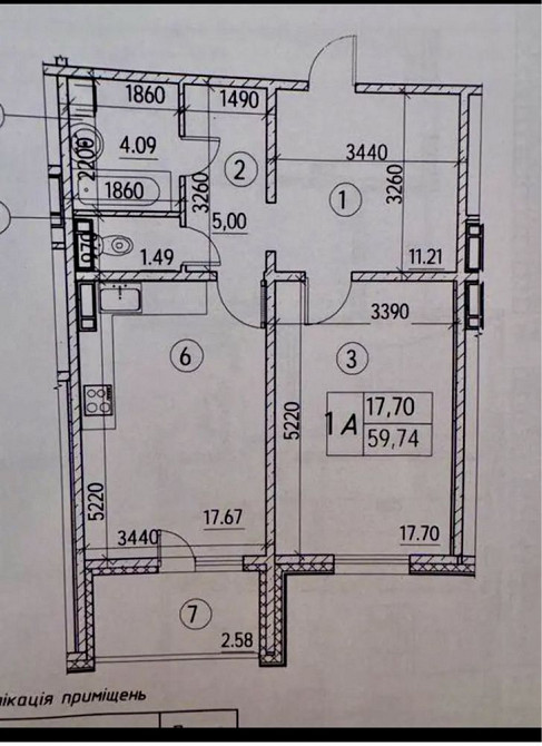 Комісія0% Євро2к 60м З РЕМОНТОМ Навігатор Коноплянська Мінська Оболонь Київ - зображення 2