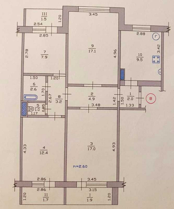 Продам 4-х кімнатну квартиру в с.Голубівка Голубівка - зображення 6