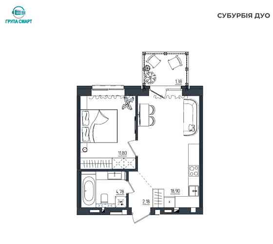 1к від забудовника Ровно