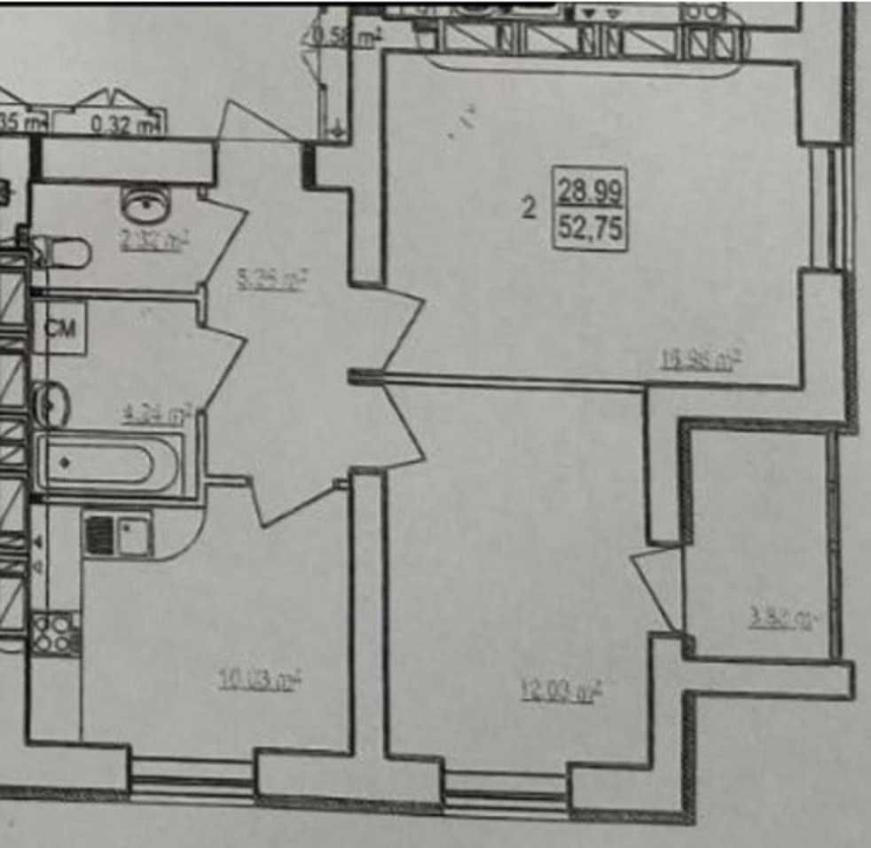 Супер Цена Гидропарк 2 ком Квартира Новострой Сдана Шевченко DI Харків - зображення 2