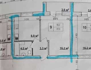 1к 38м2 НОВОБУД АГВ цегла середній поверх 30 тис.$ Вінниця - зображення 7