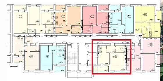 17000$! ЖК Гидропарк, Продам 1 ком квартиру пл 42.34м2, этаж 3/16ти! A Харків