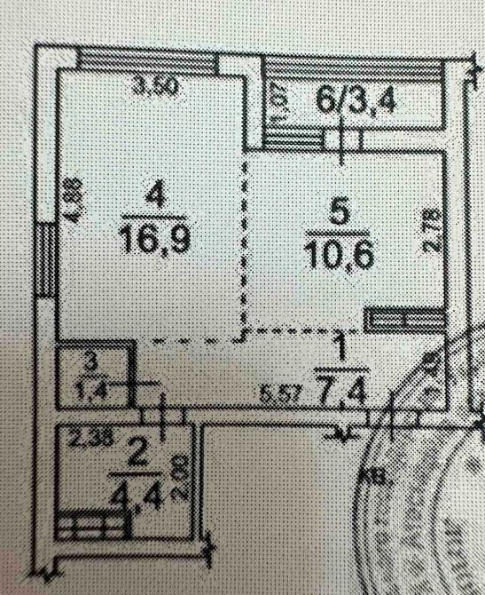 1комн квартира-студия в ЖК Острова Одеса - зображення 6