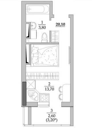 Лучшая цена ! Таировские сады. Студия. 6 этаж. Лиманка - изображение 1