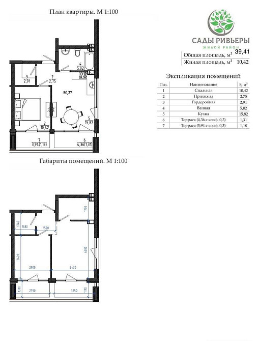 Продажа 1к квартиры в новом ЖК Сады Ривьеры Фонтанка - зображення 5