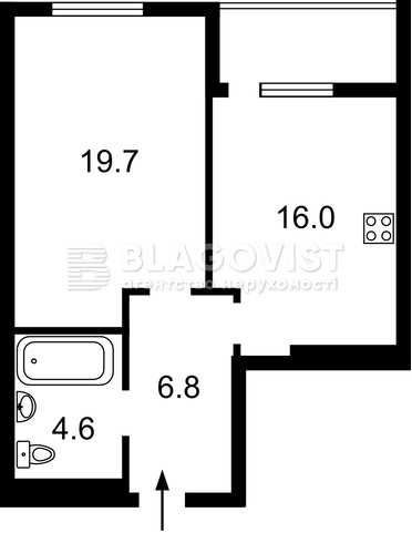 Новий ЖК_1-к (52м2)_вул.Саперно-Слобідська 24_метро Деміївська-17 хвл Киев - изображение 2
