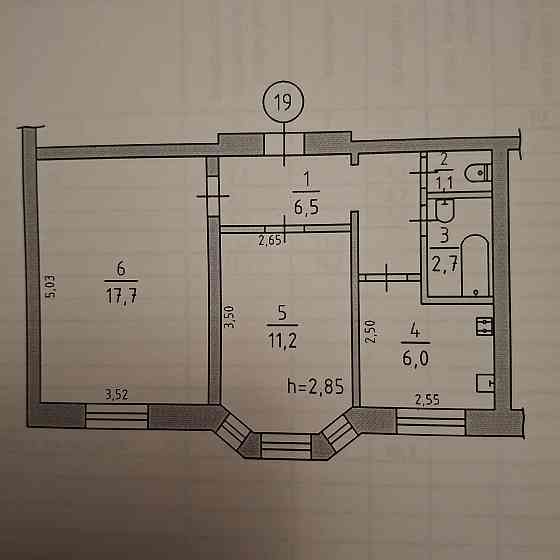 Продам 2х кімн.квартиру на 17 кварталі 