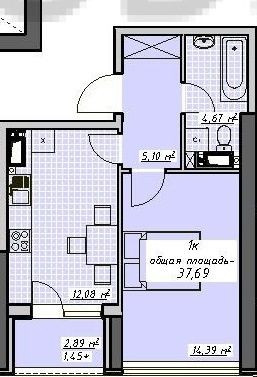 ЖК Атмосфера, сдана, вид на море, 1-комнатная, 37,3 м Одесса - изображение 3