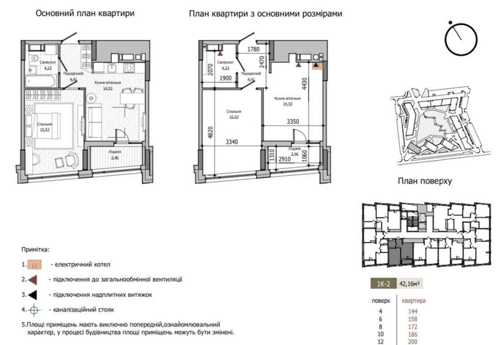 Продам 1к квартиру в ЖК  Lucky Land!  42.16м2 за 53500$! Телефонуйте! Киев - изображение 2