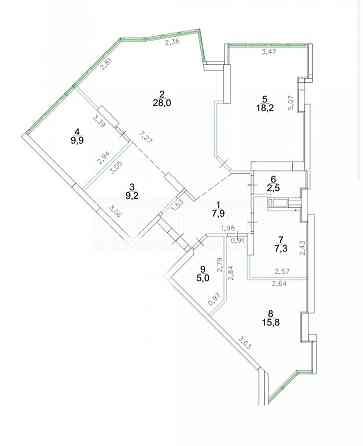 Продаж 3 к дизайнерська квартира в ЖК Донця 2а у Солом'янському районі Киев