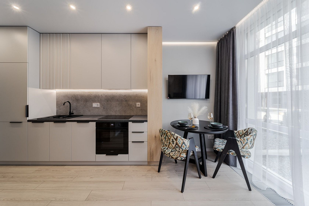 Оренда 1к.кв.-студії з терасою в мальовничих Брюховичах поруч з лісом Брюховичи - изображение 1