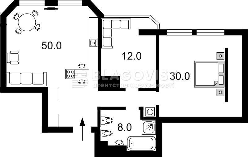 Продам 2-к квартира Коновальця 32Б Щорса Печерськ з ремонтом Київ - зображення 5