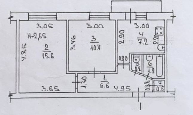 1 ком.кв. с ремонтом и мебелью ул.Марсельская Одеса - зображення 5