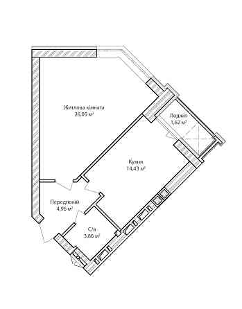 Терміновий продаж! Квартира в ЖК Синергія Сіті,  50кв.м. Опалення газ Ирпень