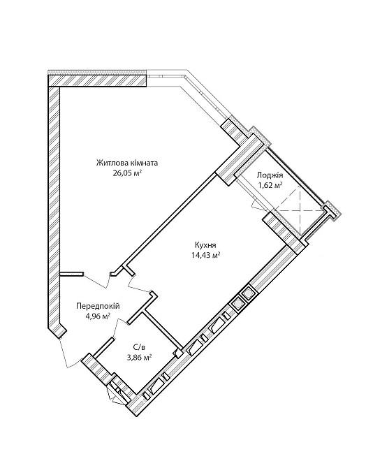 Терміновий продаж! Квартира в ЖК Синергія Сіті,  50кв.м. Опалення газ Ирпень - изображение 4
