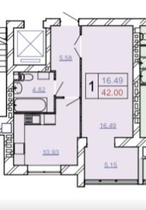 Продаж 1-кімнатної квартири, ЖК "Щасливий". Новобудова, Виставка. Хмельницкий - изображение 1