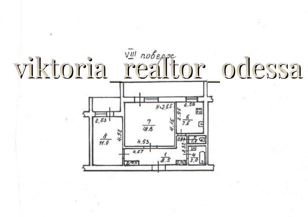Двухкомнатная квартира в Центре Одессы! Жилое состояние!спецпроект! Одеса - зображення 6