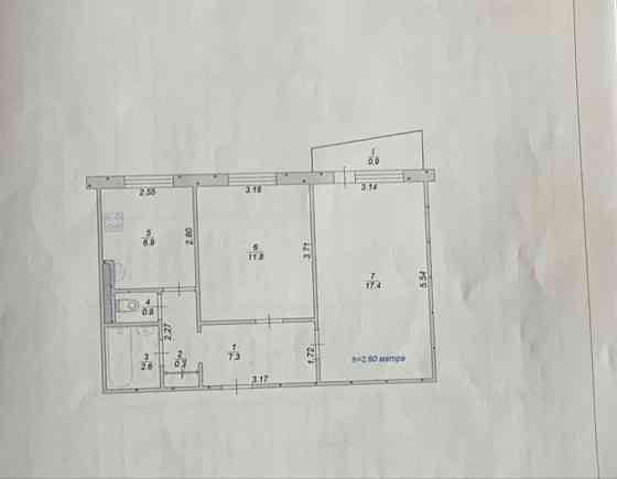 Продаж 2х-кім квартири мкр. Гірницький 7(Торг) Кривой Рог