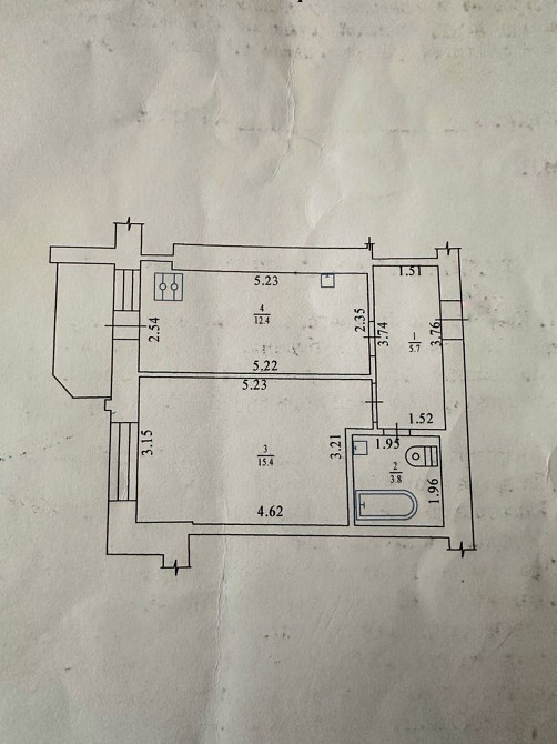 Новобудова, 1-кім Ремонт! Полтава - зображення 2