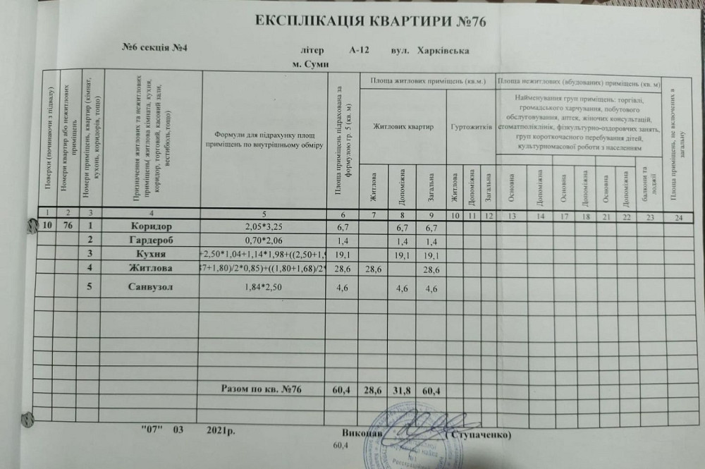 ЖК Зарічний. Продаж 1 кімнатної квартири від власника.. Сумы - изображение 4