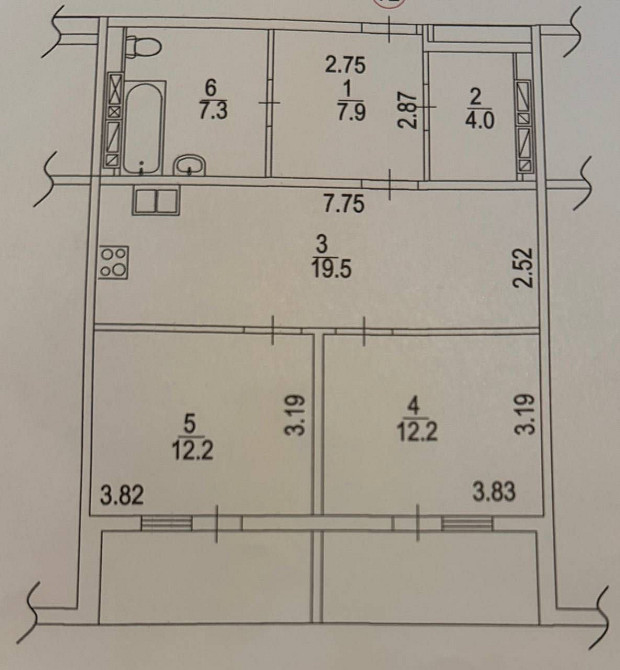 2-к квартира з ремонтом ЖК нова Англія Київ - зображення 3