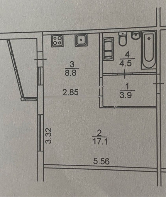 Вишняківська 2  студія квартира Киев - изображение 8