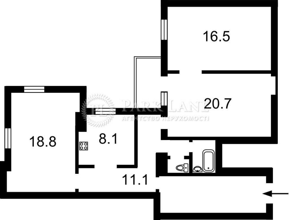 Шота Руставелі 32 Продам 3-к 80м2 в царському будинку Палац Спорту ТОП Київ - зображення 3