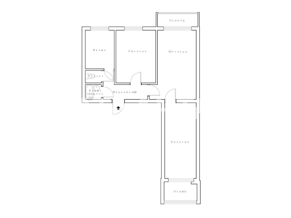 3 комн квартира на Таирово , Небесной сотни , Сити центр Одесса - изображение 8