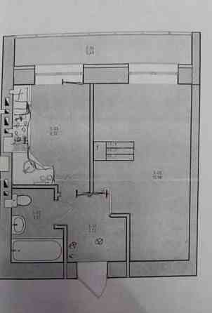 1 кімнатна квартира 40 м2 готова до ремонту Ірпінь Ирпень
