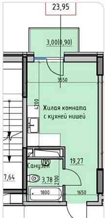1-комнатная квартира  в ЖК «Пространство на Радостной» Одесса