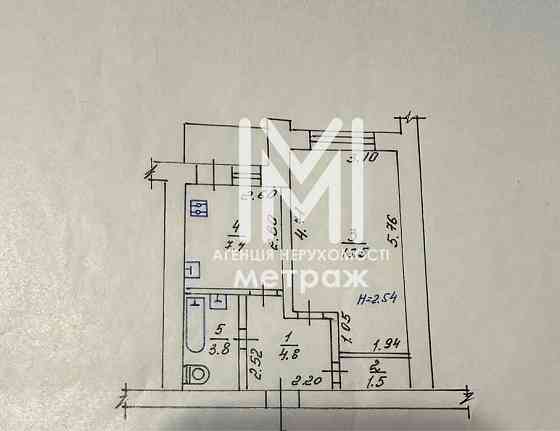 Продам 1комн,квартиру проспект Победы, метро.Алексеевка.Е-відновл Харків