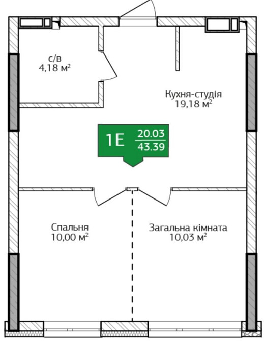 Квартира в Центральному парку - 2к! Без комісії! Ирпень - изображение 3