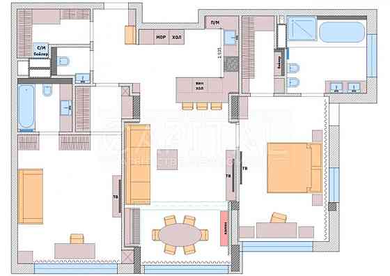 Ексклюзивна 3 кімнатна  в клубному будинку в ЖК Новопечерские Липки Київ