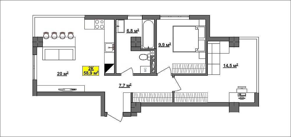 Квартира 2-к в центрі міста Івано-Франківськ - зображення 8