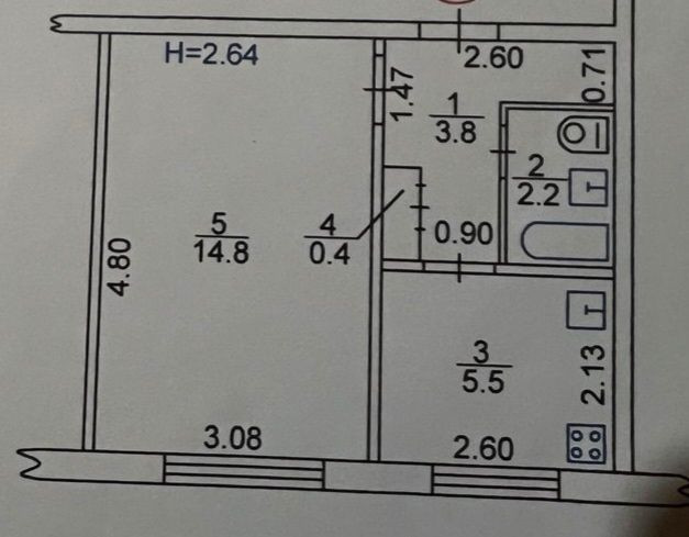 Продам 1 к.кв метро Ботанический Сад,  Павлово Поле Харків - зображення 6