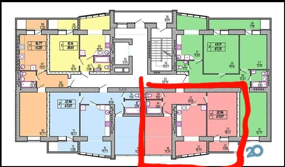 2-х кімната квартира жк Львівський Хмельницький - зображення 2