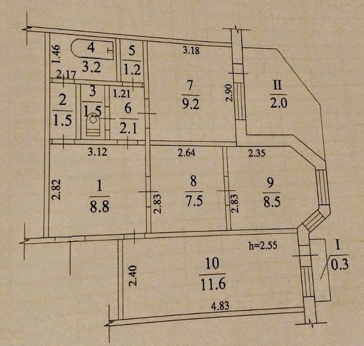 Продам 3 ком квартиру на Бочарова Одесса - изображение 1