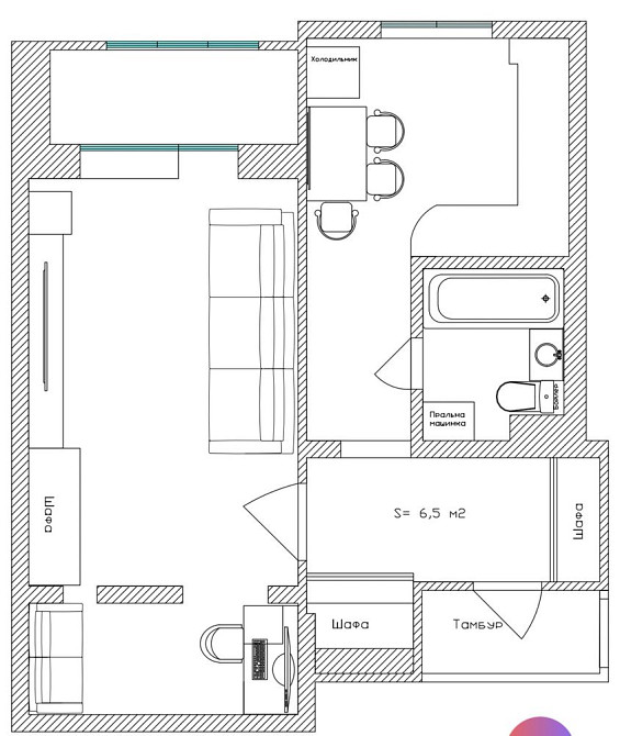 Продам квартиру 44 м2, вулиця Ковтуна  - зображення 7