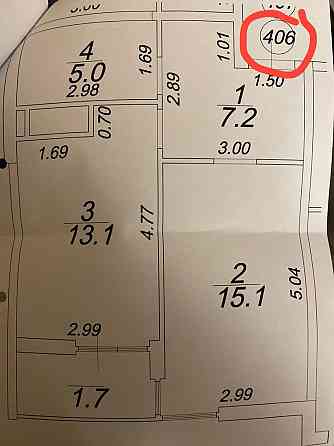 Продажа 1 ком .квартиры 42,3 кв.м 60 жемчужина краснова KADORR 40.000$ Одесса