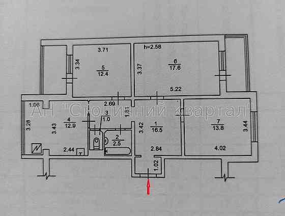 Виноградар Трикімнатна  Мостицька 12 Київ