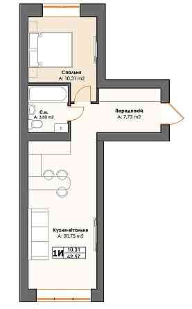 Ірпінь 10 лінія  квартира за 22 468$ !!! Ирпень
