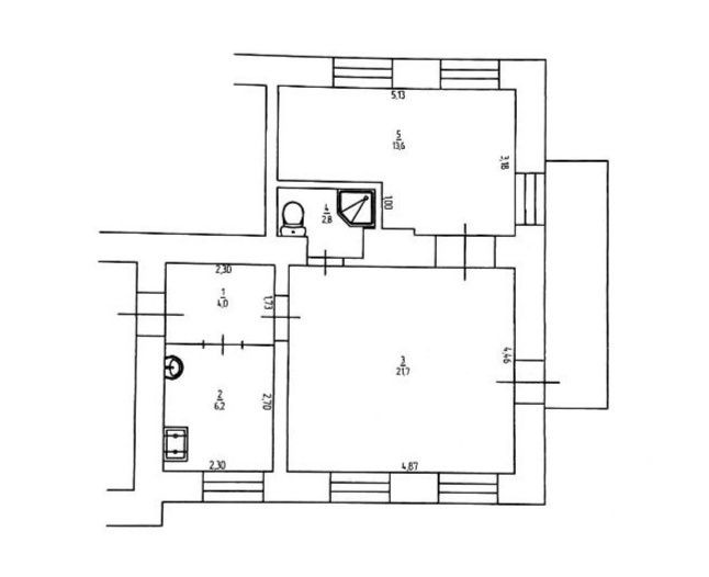 Ціна знижена!!! 2 кімн квартира біля ЗД вокзалу Лубни - зображення 2